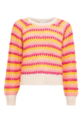 Pullover - Strik - Solstrejf - Pink - Lene Beier X Lind
