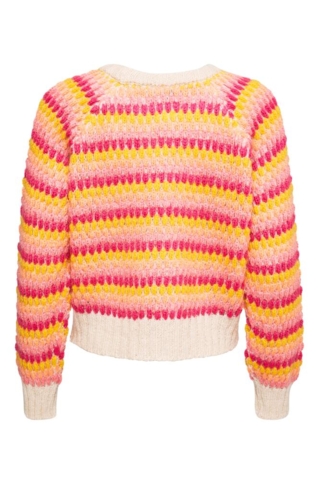 Pullover - Strik - Solstrejf - Pink - Lene Beier X Lind