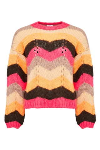 Pullover - Strik - Vind i Håret - Orange - Lene Beier X Lind