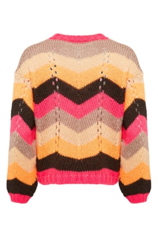 Pullover - Strik - Vind i Håret - Orange - Lene Beier X Lind