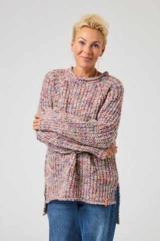 Pullover - Strik - Sommerhus - Multi Color - Lene Beier X Lind