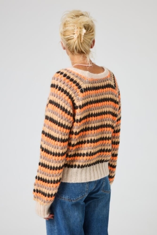 Pullover - Strik - Solstrejf - Taupe - Lene Beier X Lind