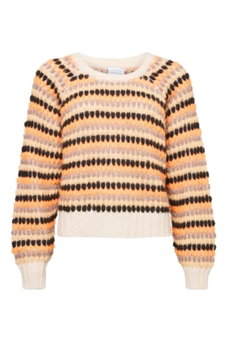 Pullover - Strik - Solstrejf - Taupe - Lene Beier X Lind