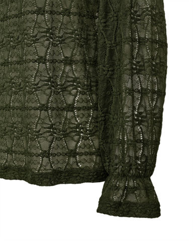 Blondebluse - FQBena - Kombu Green - FREEQUENT