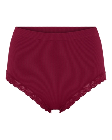 Trusser - Feline Rib Midi - Bordo - Tim & Simonsen