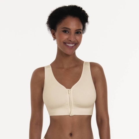 Bh uden bøjle m. lynlås - Lynn - Crystal - Anita