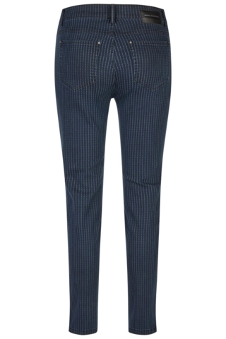 Bukser - Prag - Marineblå m. strib - Anna Montana