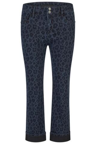 7/8 Jeans - Columbia - Navy/Leopard - Anna Montana