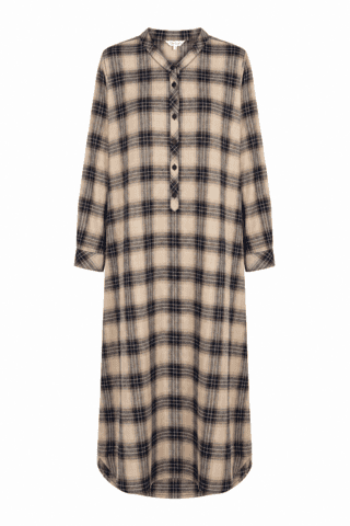 Natkjole - 83-1011 - Navy/Mocca - Lady Avenue