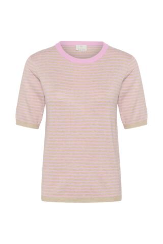 Pullover - Strik - KAlizza Narrow - Sand/Lyserød - KAFFE