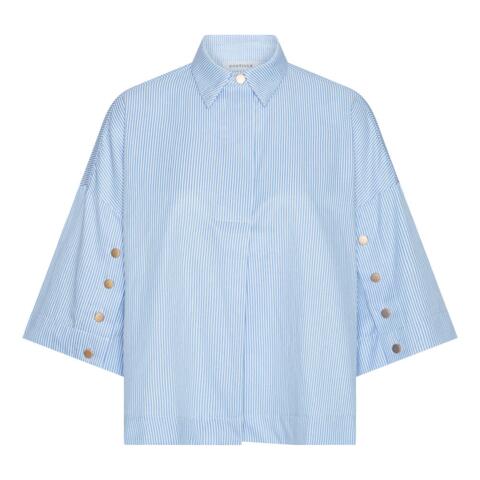 Skjorte - Klara Stripe - blue - Continue