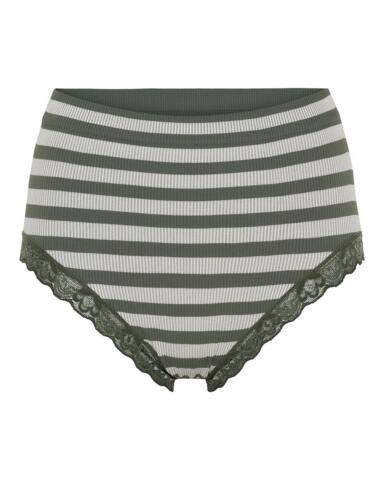 Trusser - ISA Stripe Midi - Oliva - Tim & Simonsen