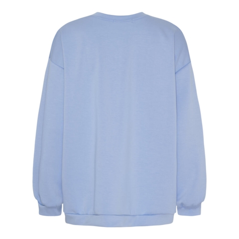 Sweatshirt - Hibiscus - Sky Blue - Marta du Château