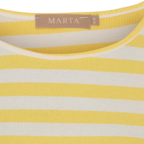 Langærmet T-shirt - Begonia - Giallo - Marta du Château