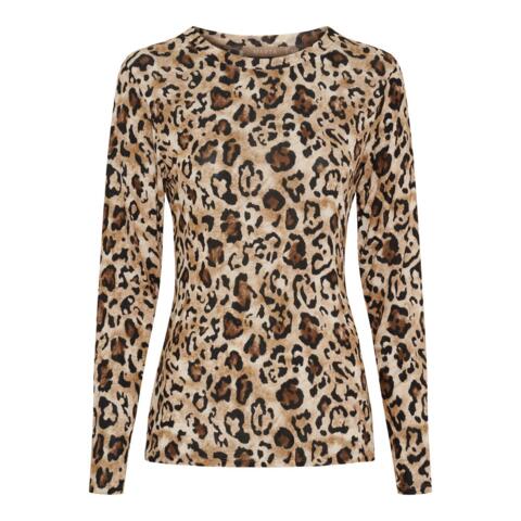 Langærmet T-shirt - Elissa - Camello - Marta du Château