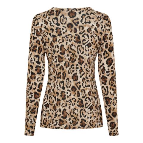 Langærmet T-shirt - Elissa - Camello - Marta du Château