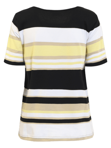 T-shirt - Gul/Sort - Brandtex