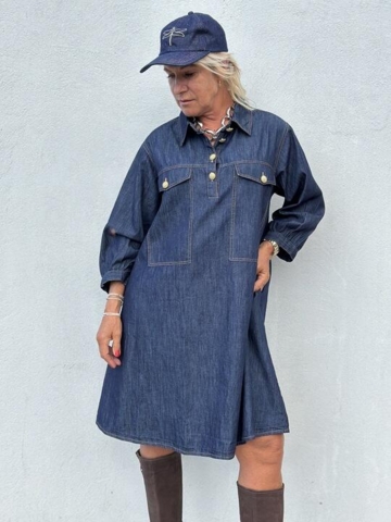 Kjole - Rio denim - Dark Blue - Gaspar