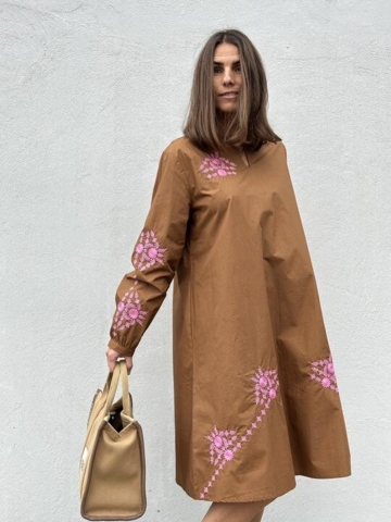 Kjole - Berlin - Nougat - Gaspar