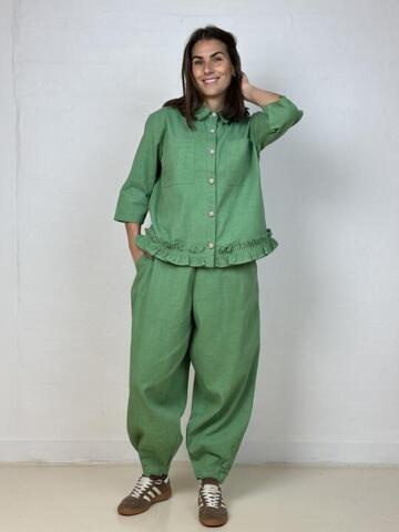 Bukser 7/8 - Colorado Canvas - Pistachio - Gaspar