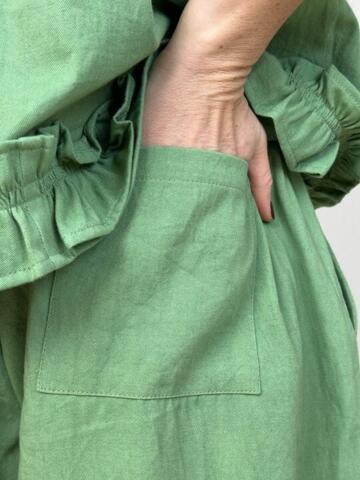 Bukser 7/8 - Colorado Canvas - Pistachio - Gaspar