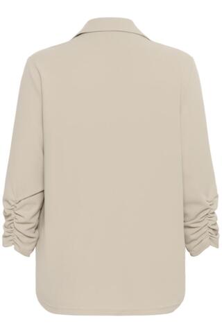 Blazer - KCpheolo 3/4 sleeve - Feather Gray - KAFFE Curve