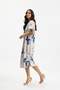 Kjole Nicola - Blue - In Front