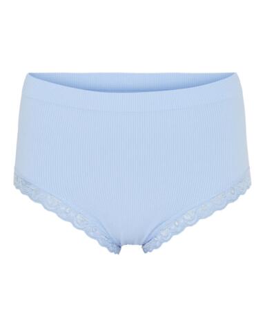 Trusser - Feline Rib Midi - Azzurro - Tim & Simonsen