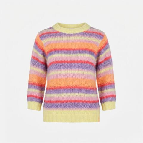 Pullover - Strik -  Blomst -  Lene Beier X Lind