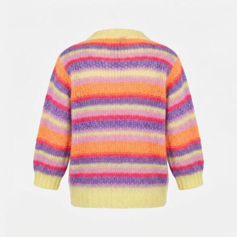 Pullover - Strik -  Blomst -  Lene Beier X Lind