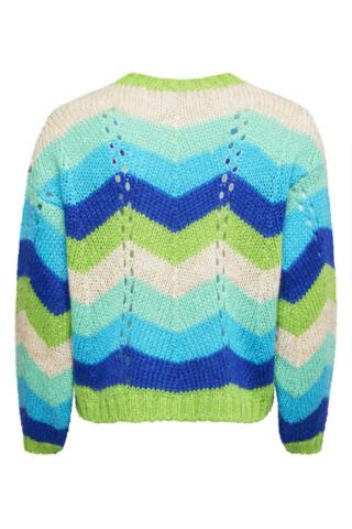 Pullover - Strik -  LBVind i Håret- Blue -  Lene Beier X Lind