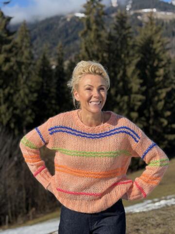 Pullover - Strik - Petunia - Soft Peach -  Lene Beier X Lind