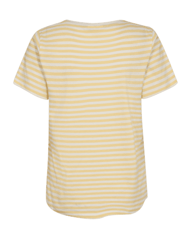 T-shirt - FQMian-Tee - Star Off-white w. Golden Haze - FreeQuent