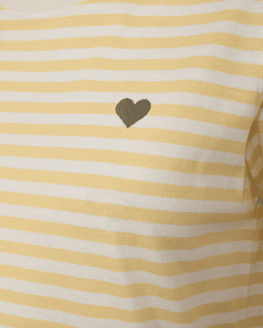 T-shirt - FQMian-Tee - Star Off-white w. Golden Haze - FreeQuent