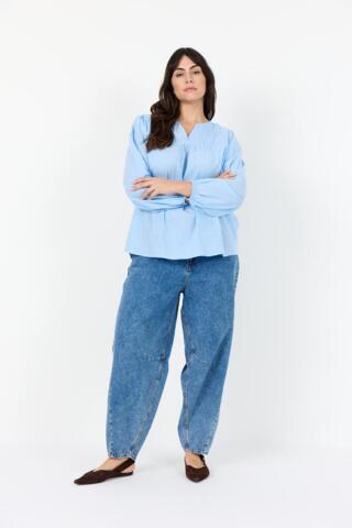 Skjorte - WA-Mary 7 - Lyseblå - Wasabi Concept