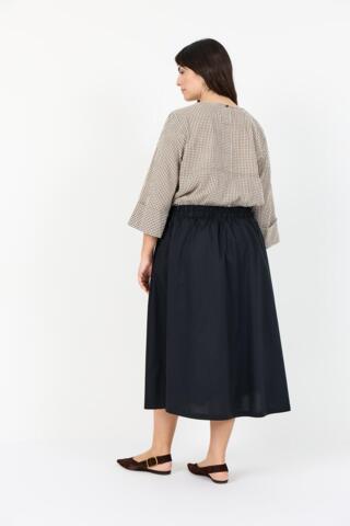 Skjorte - WA-Saina 2 - Ternet Brun - Wasabi Concept