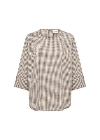 Skjorte - WA-Saina 2 - Ternet Brun - Wasabi Concept