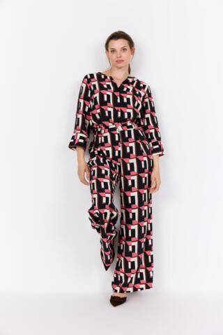 Bluse - WA-Sarena 1 - Rosa/Brun - Wasabi Concept