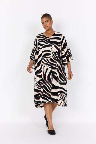 Kjole - WA-Salma 4 - Brun/Sort - Wasabi Concept