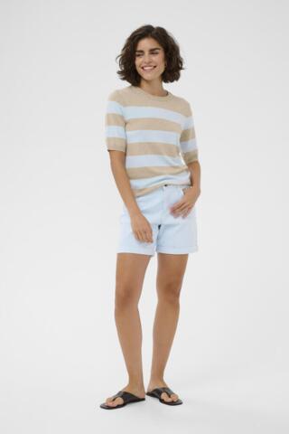 Bluse - Strik - KAlizza - Feather Mel/Light Blue - KAFFE