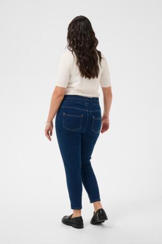Bukser - KCvilana - Blue Denim - KAFFE Curve