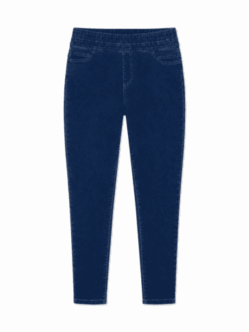 Bukser - KCvilana - Blue Denim - KAFFE Curve