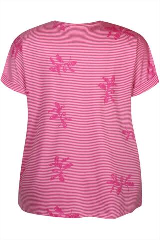 T-shirt - Alberta - Pink - Zhenzi