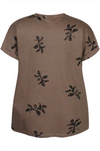T-shirt - Alberta - Brown - Zhenzi