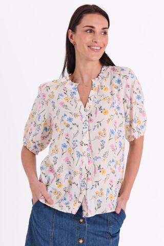 Skjorte - FQMOLLI - Star Off-white - FREEQUENT