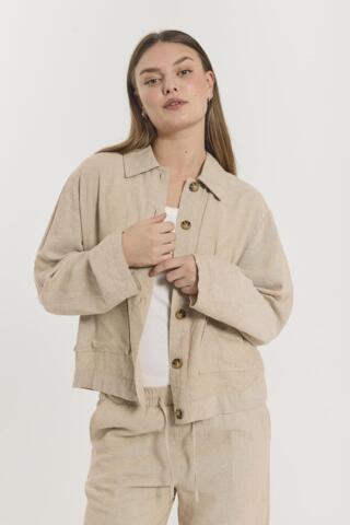 Jakke - FQLava - Sand Melange - FREEQUENT