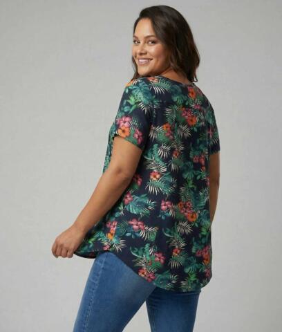 Bluse - PNElvira Sia - Navy Blue - Pont Neuf