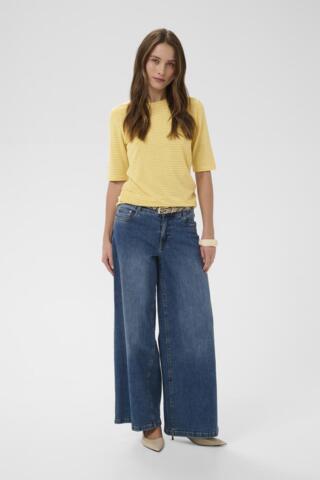 T-shirt - CUkiddy - Yellow/White Stripe - Culture