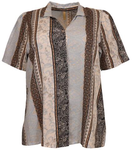 Skjorte - Lisetta - Blue Combi - Cassiopeia