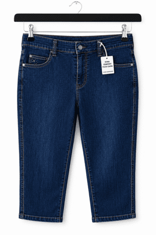 Capri jeans - Dora Milano - Stone Wash - Anna Montana